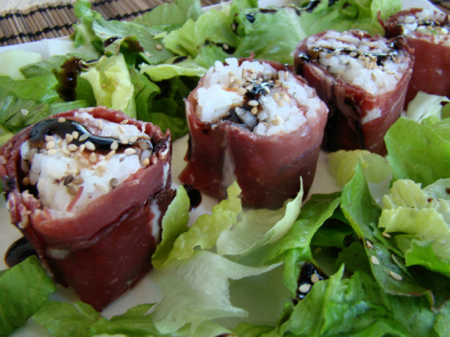 Sushi di bresaola