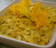 Farfalle ai fiori di zucca