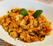 Couscous pollo e melanzane