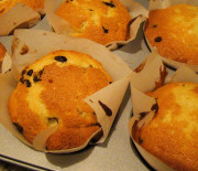 Muffin con gocce di cioccolato
