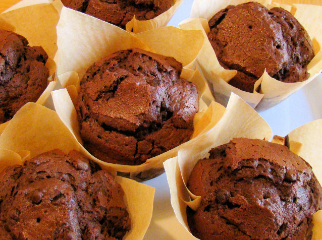 Muffin al cioccolato e cannella