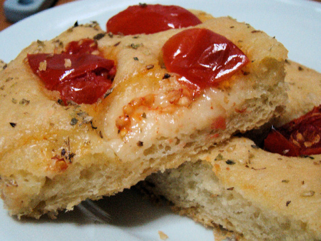 Focaccia al pomodoro