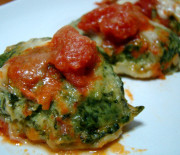 Gnudi cotti al forno