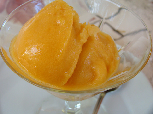 Sorbetto alle albicocche