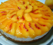 Cheesecake alle pesche