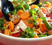 Insalata di farro e pollo