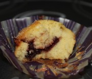 Muffin alla marmellata di ciliegie