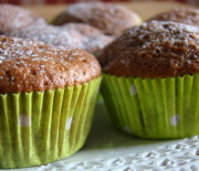 Muffin cioccolato e pere