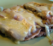 Scaloppine con formaggio e prosciutto