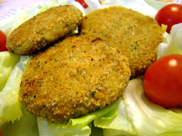 Hamburger di tonno e melanzane