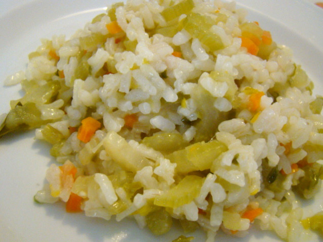 Risotto al sedano