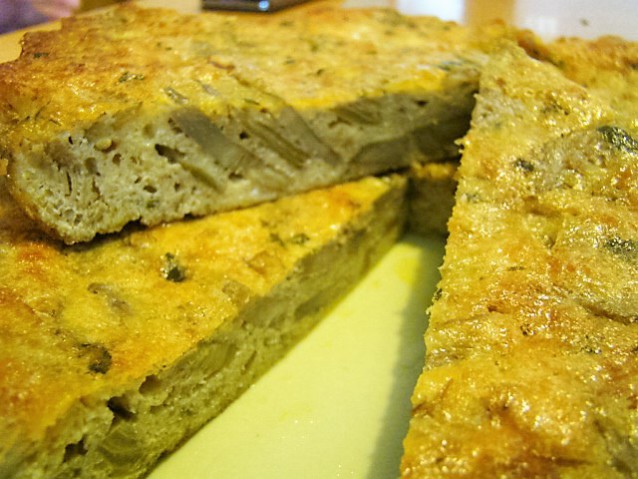 Frittata di carciofi