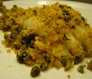 Rana pescatrice gratinata al forno