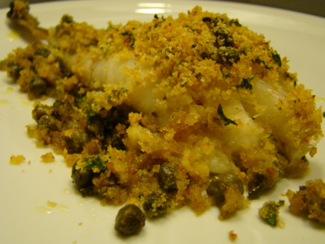 Rana pescatrice gratinata al forno