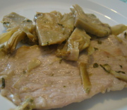 Scaloppine ai carciofi