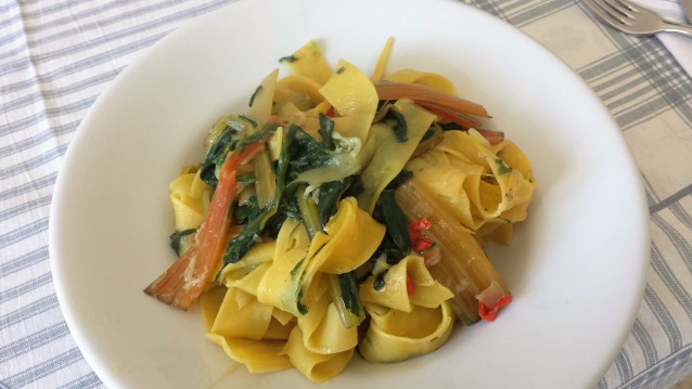 Pappardelle con le bietole