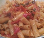 Tortiglioni al sugo di acciughe