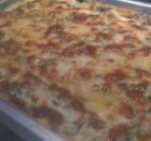 Pasta al gratin con spinaci